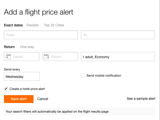How KAYAK's Price Alert tool gets you the cheapest travel deals