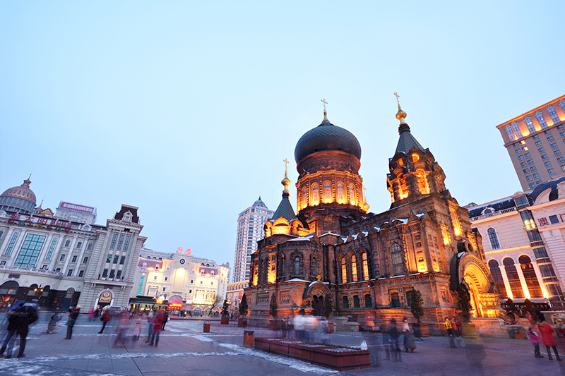 View of Saint Sofia Cathedral, Harbin, China