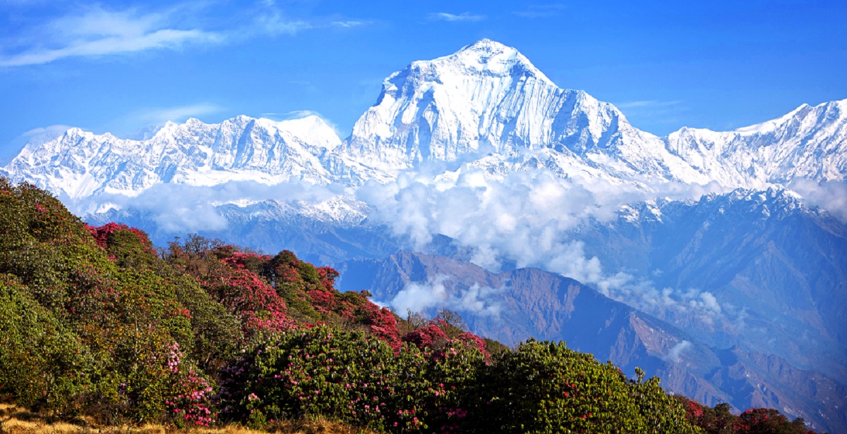 View of Himalayas, Bollywood film location Pithoragarh 