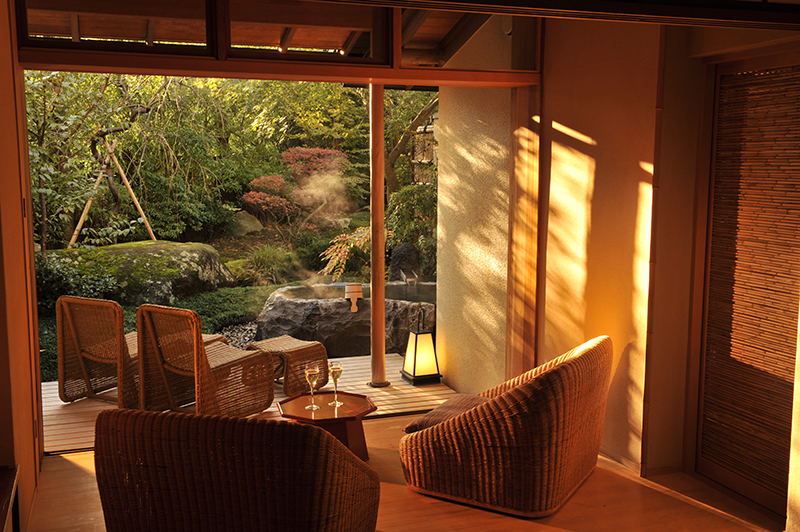 Best luxury hotel baths - Ryokan Gora Kaden, Japan