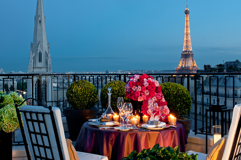 Luxury Hotel Baths - Four Seasons Hotel George V, Paris, France