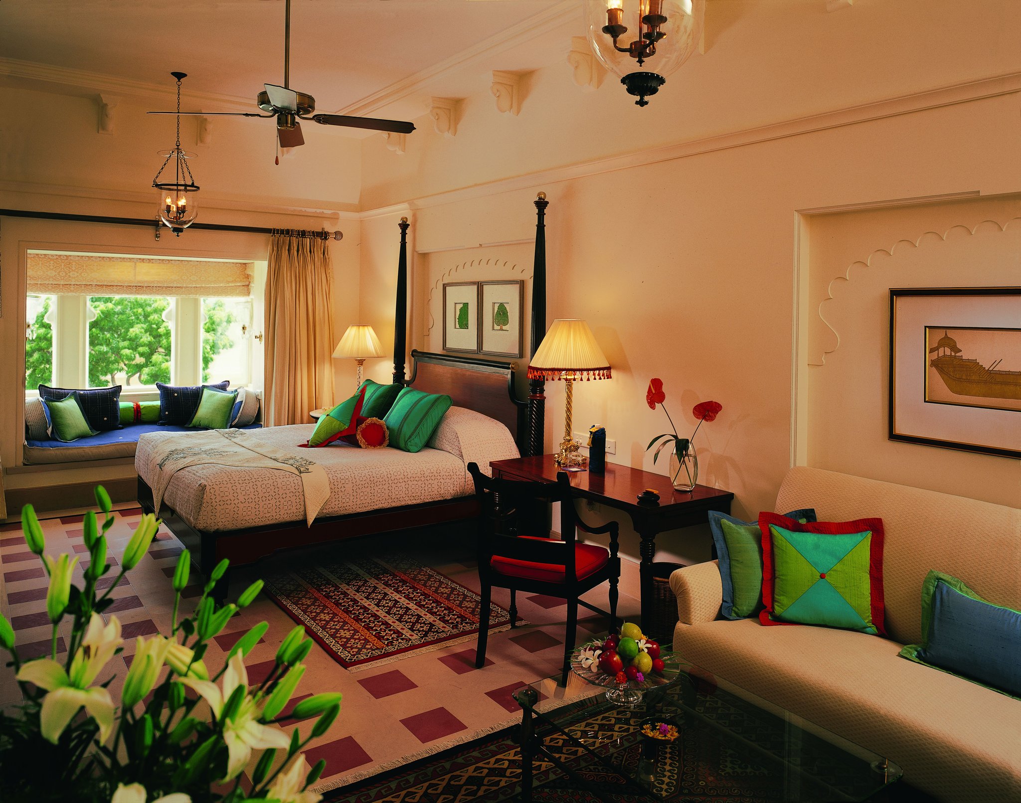 Luxurious honeymoon destination Udaivilâs Oberoi Hotel. Udaipur.