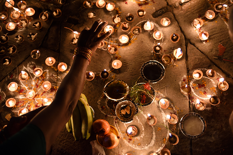 Celebrating Diwali in Assam