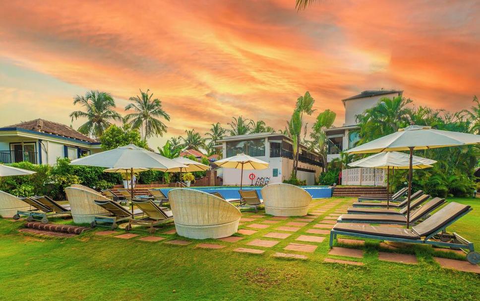 Beachfront Hotel in Goa