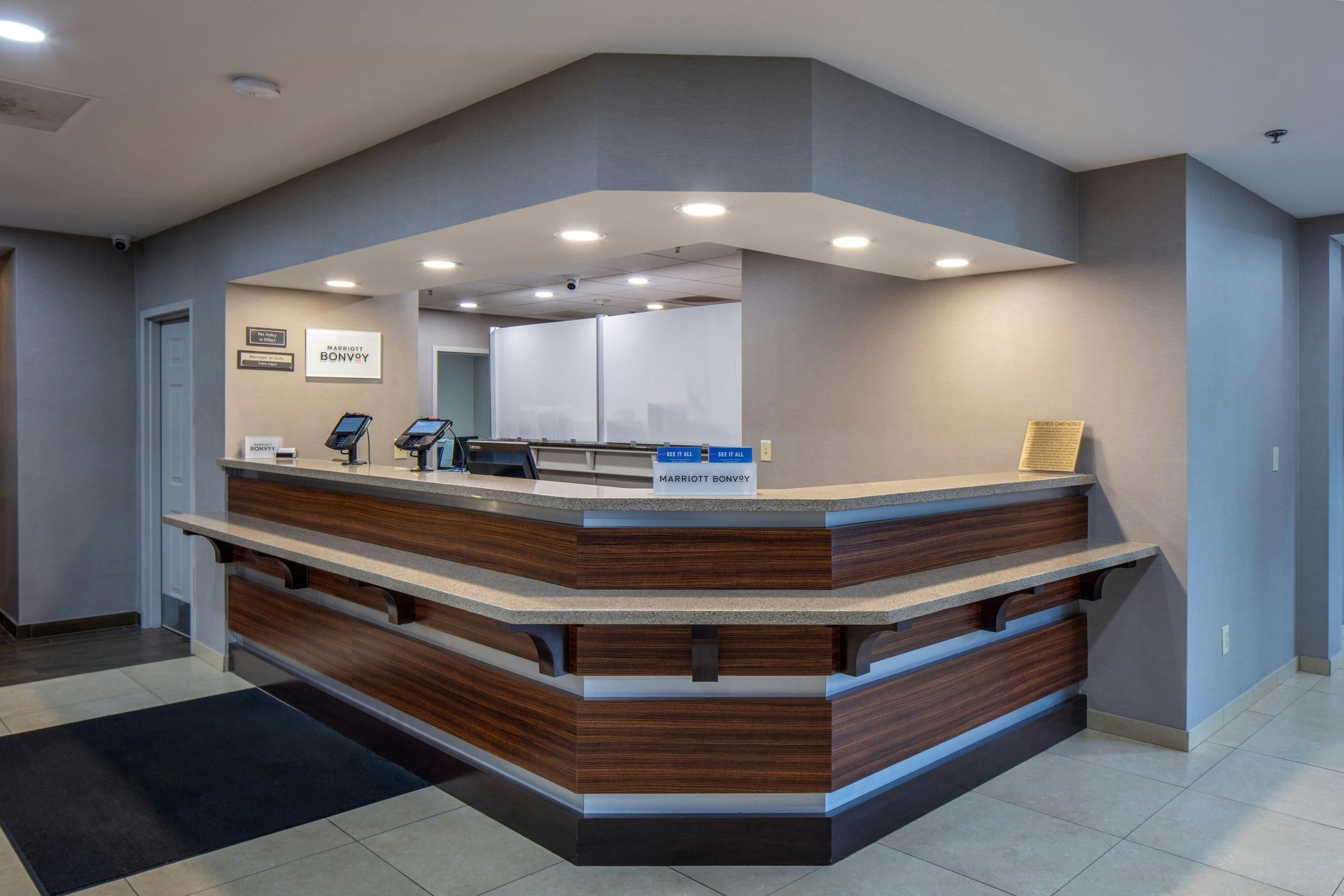Front desk