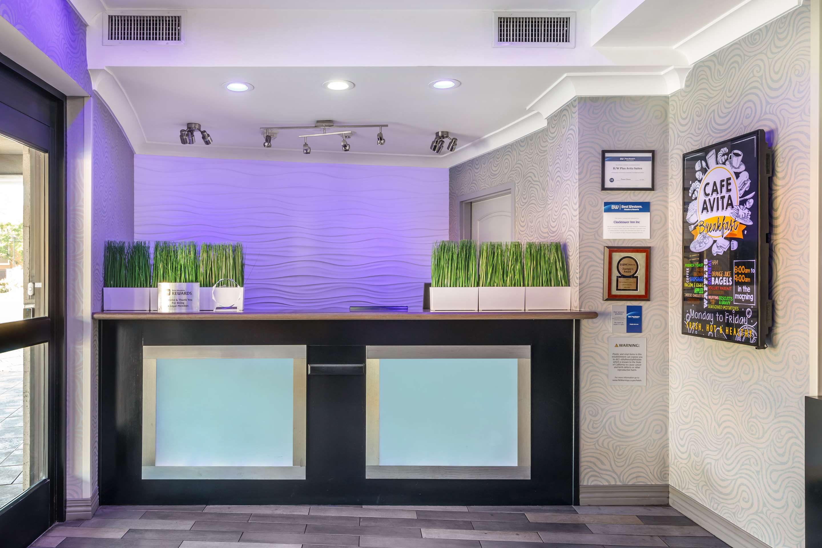 Front desk