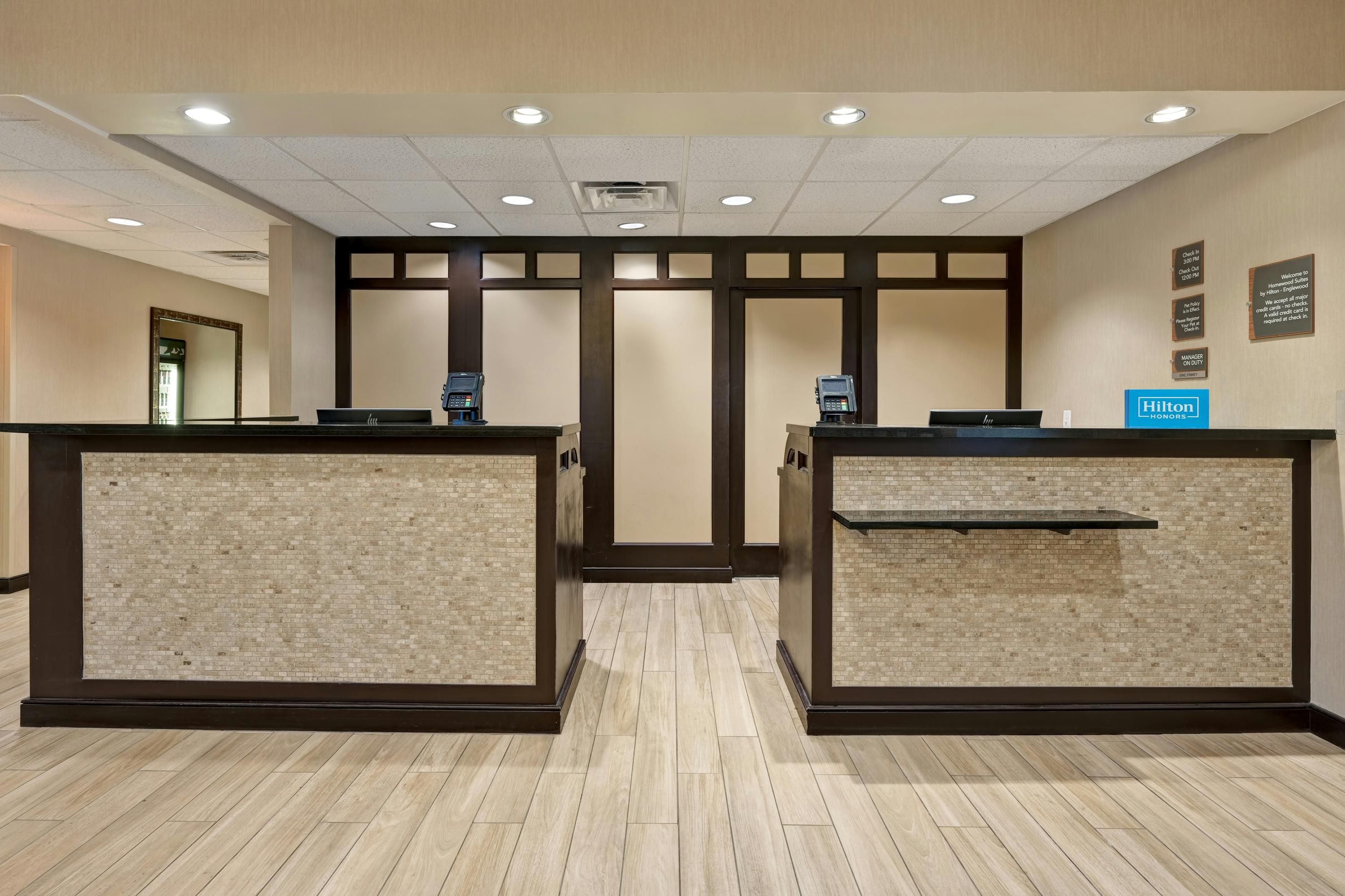 Front desk